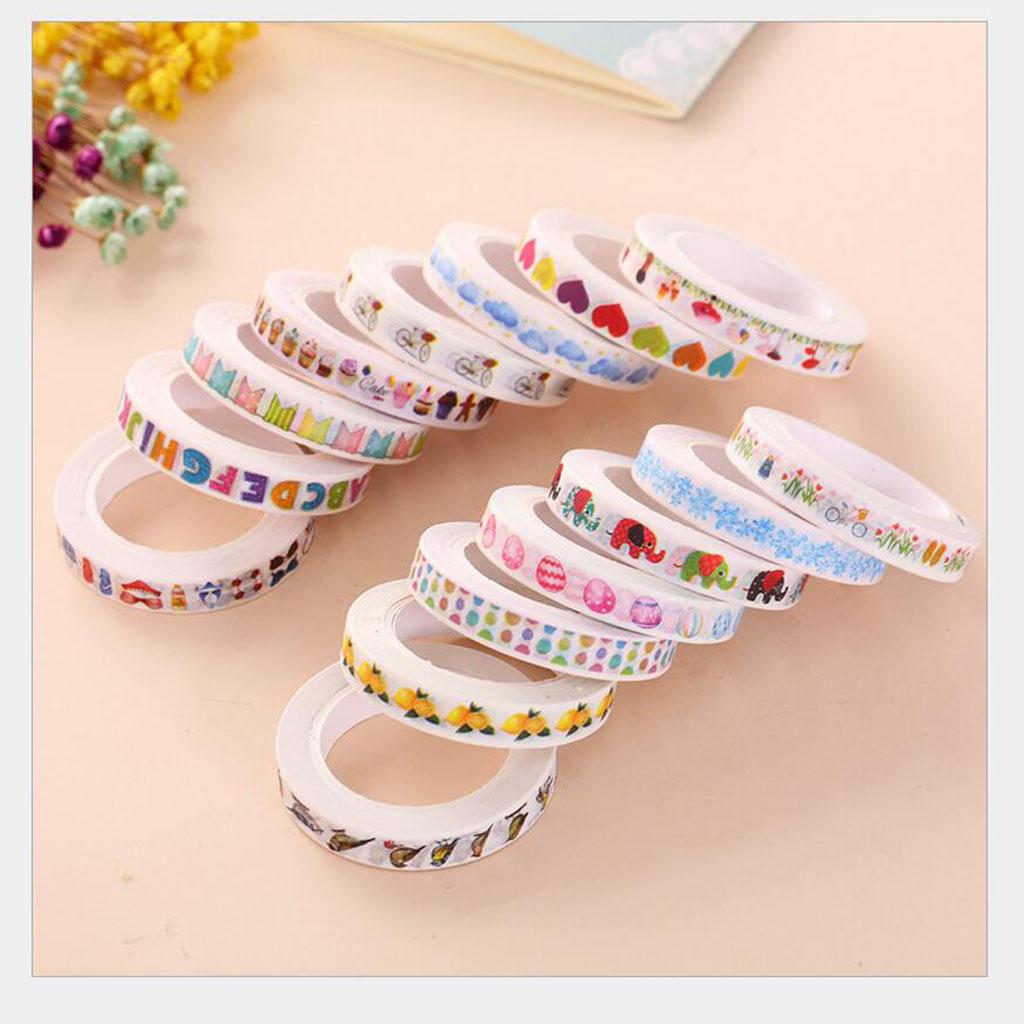 Japanese Washi  Paper Tape Colour Cartoon Handbook Sticker Loving Heart