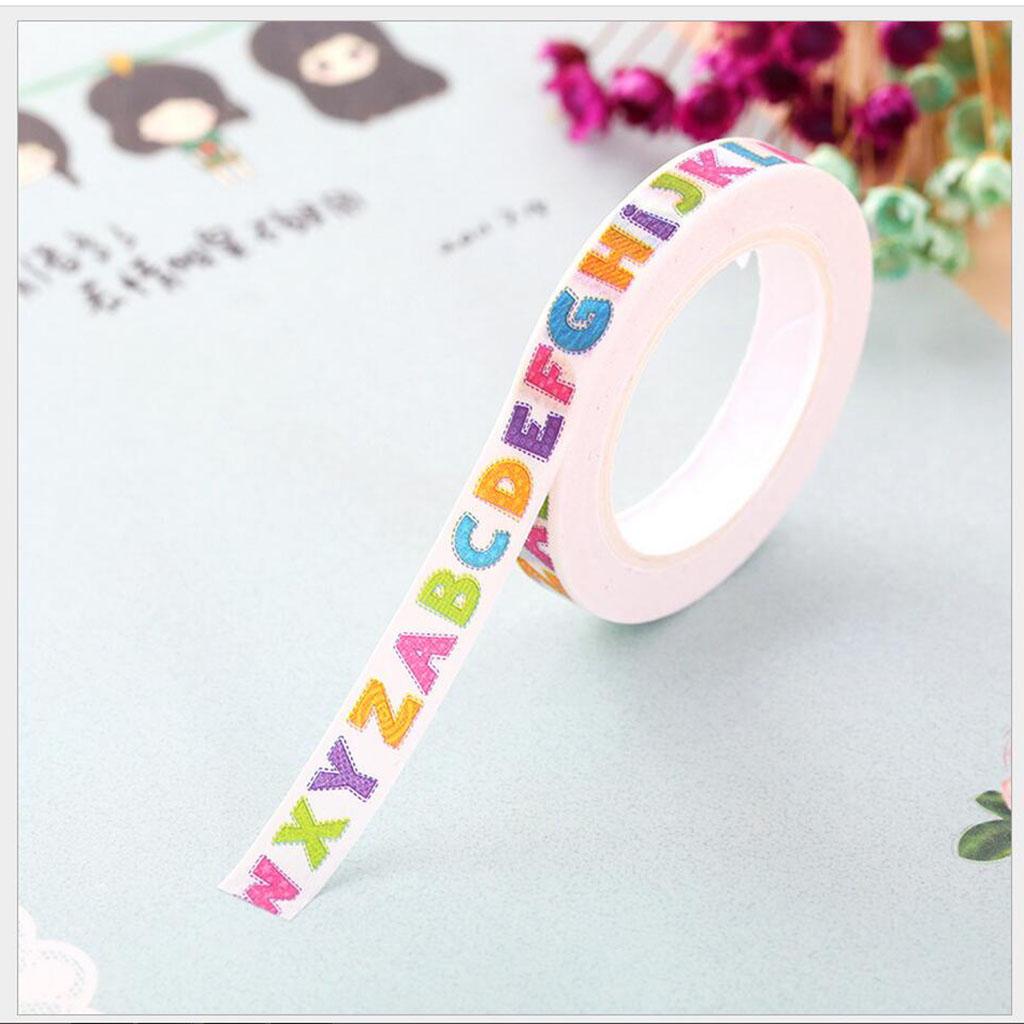 Japanese Washi  Paper Tape Colour Cartoon Handbook Sticker Letter