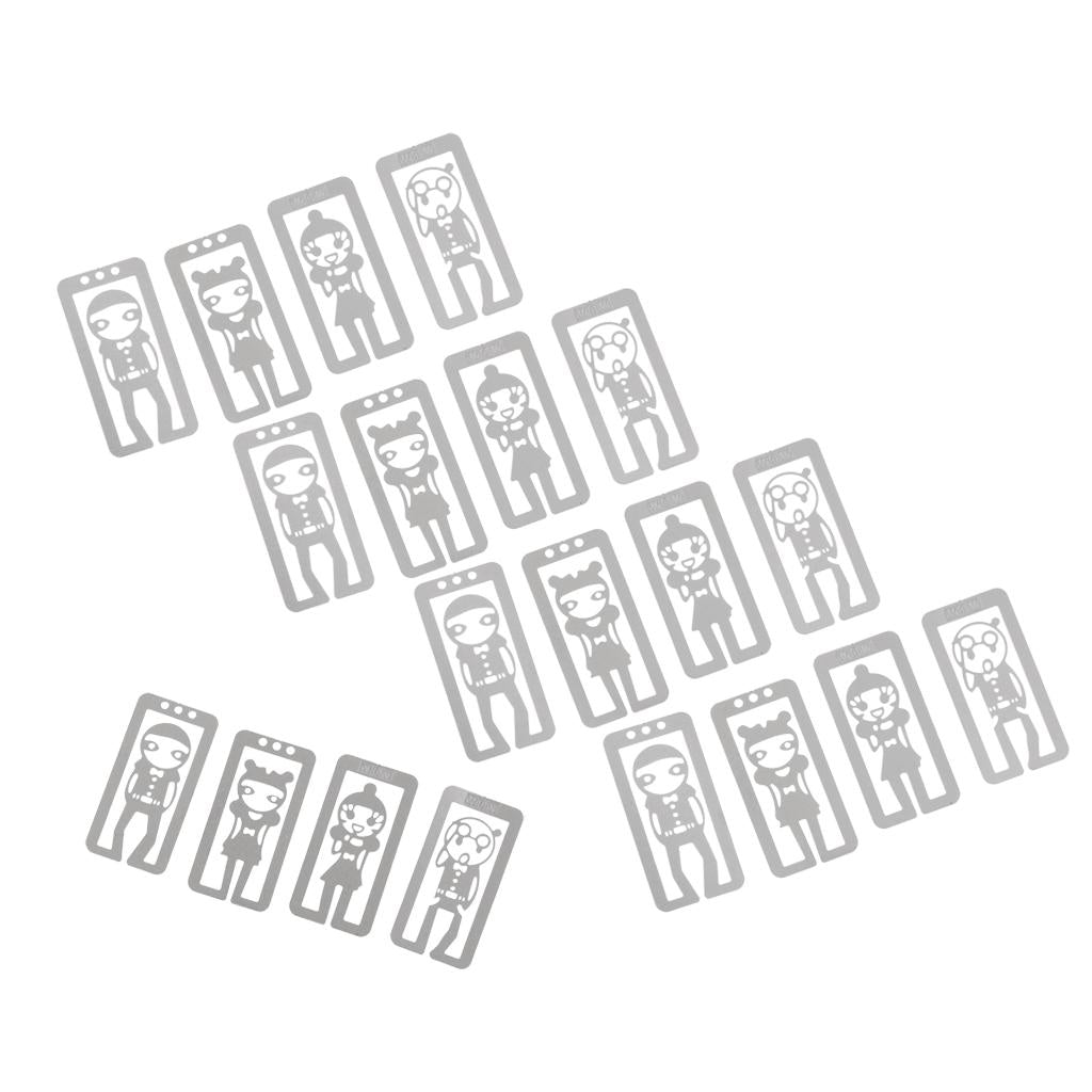 20Pcs Bookmarks Metal Cute Bookmark Book Mark Stationery Office Accessories Baby