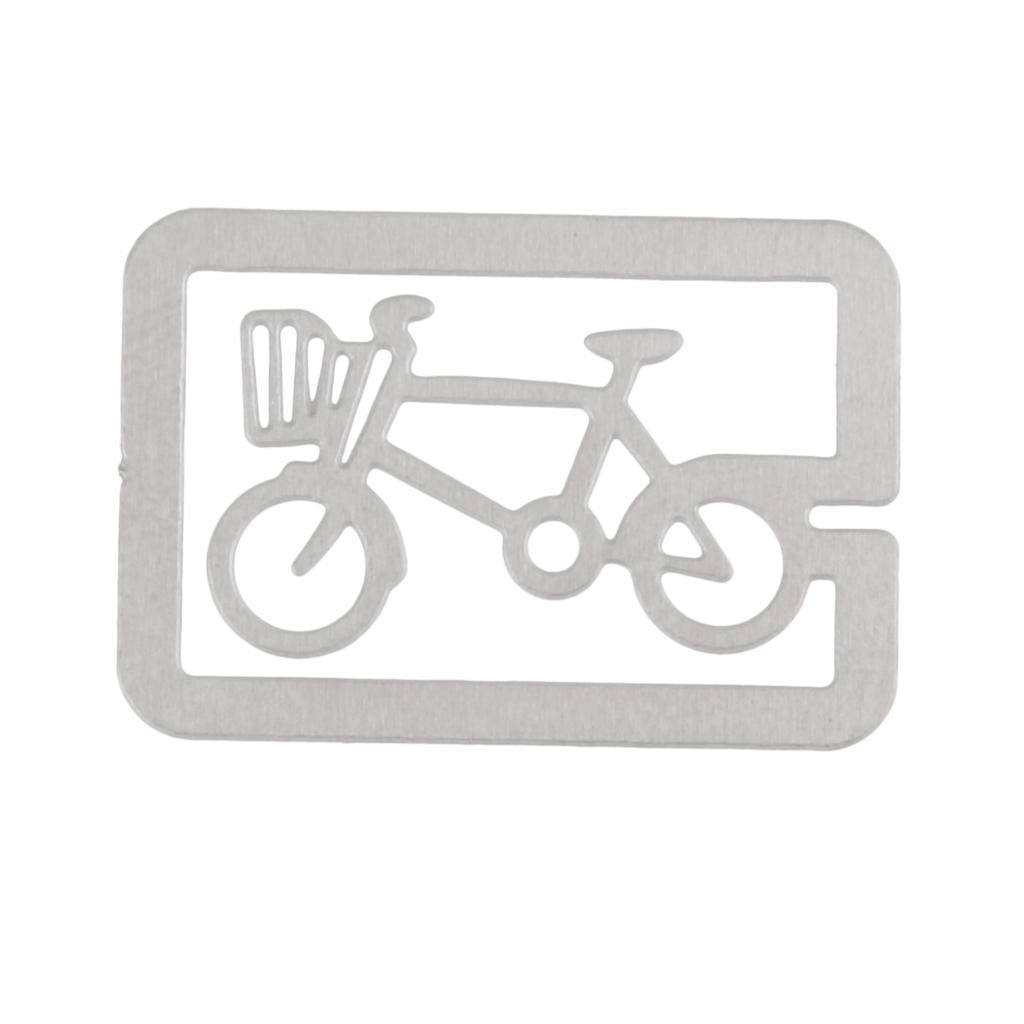 20Pcs Bookmarks Metal Cute Bookmark Book Mark Stationery Office Accessories Bicycle