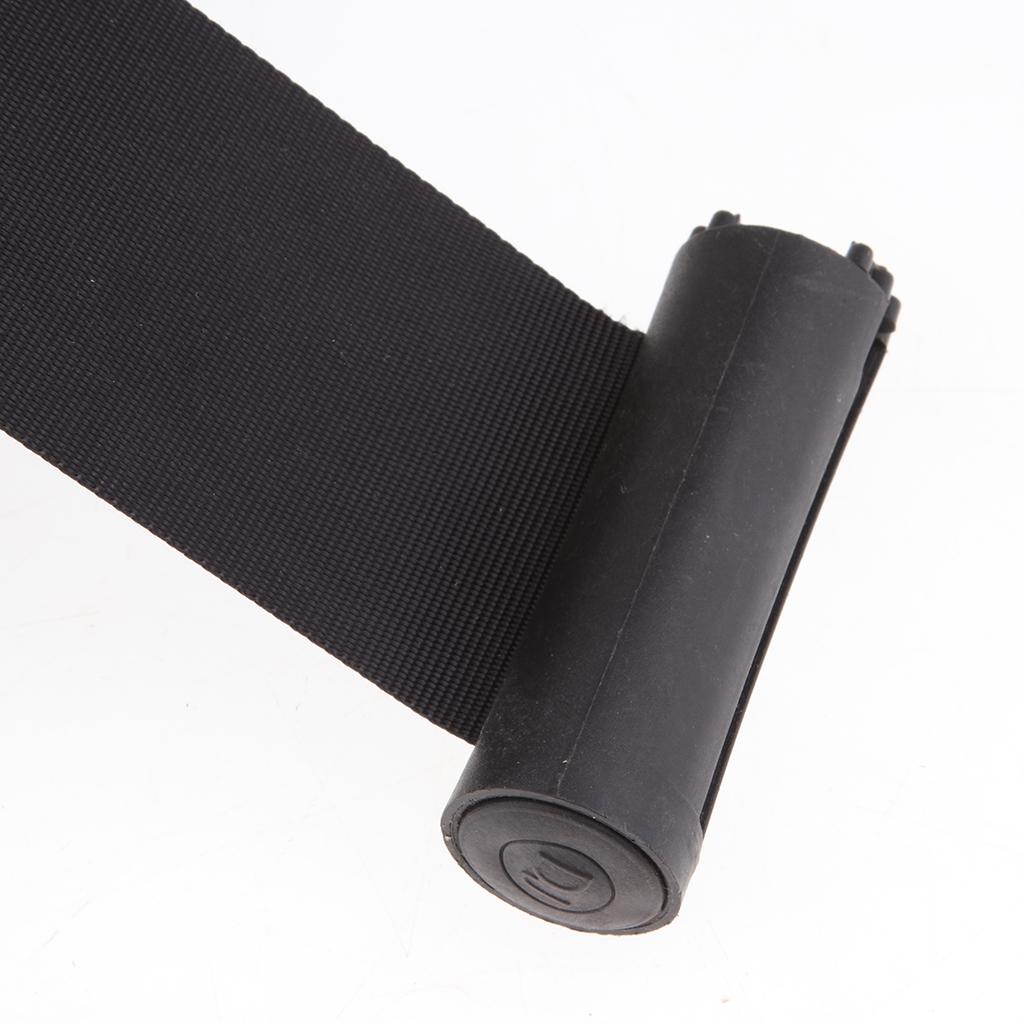 Retractable Wall Barrier Black