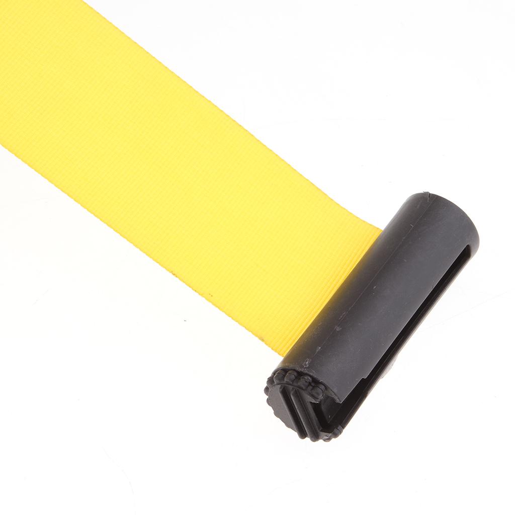 Retractable Wall Barrier Yellow