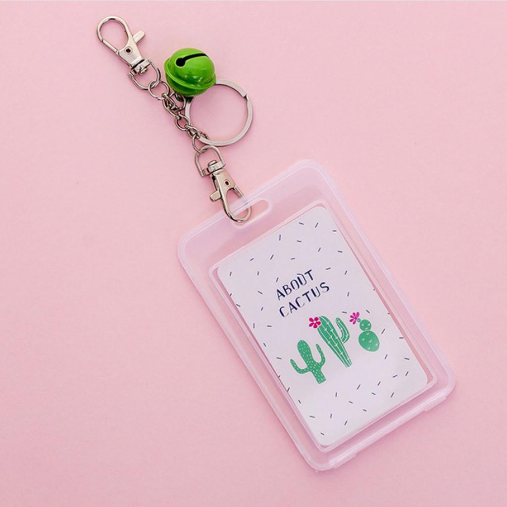 Vertical Credit Card Bus Pass ID Badge Holder Protector Three Cactus