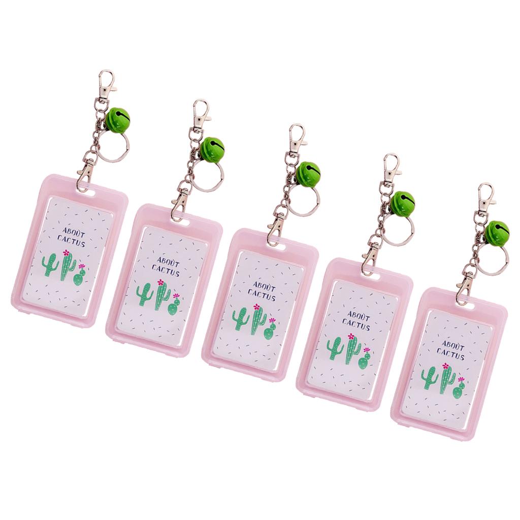 Vertical Credit Card Bus Pass ID Badge Holder Protector Three Cactus