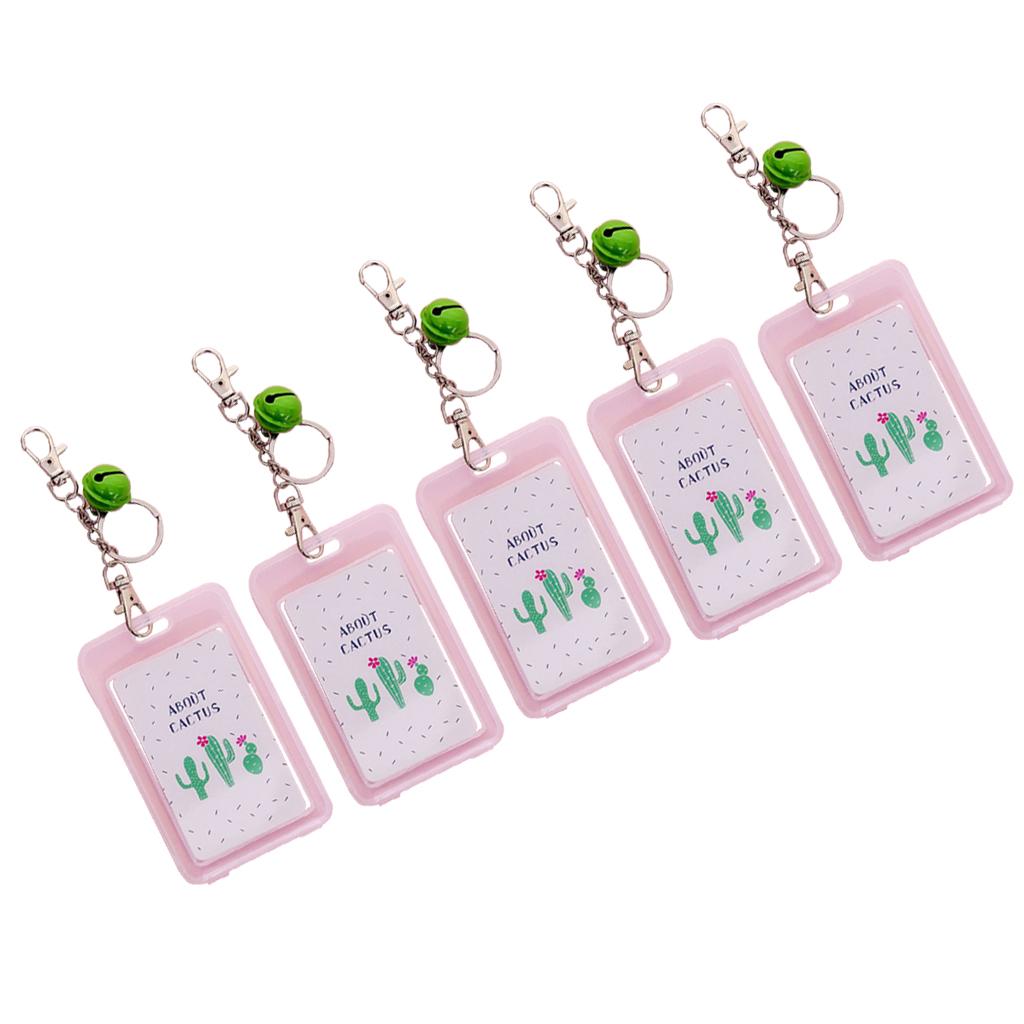 Vertical Credit Card Bus Pass ID Badge Holder Protector Three Cactus