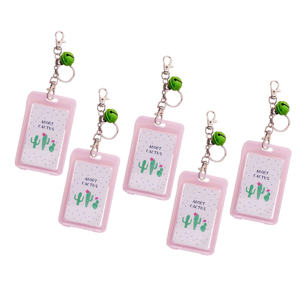 Vertical Credit Card Bus Pass ID Badge Holder Protector Three Cactus