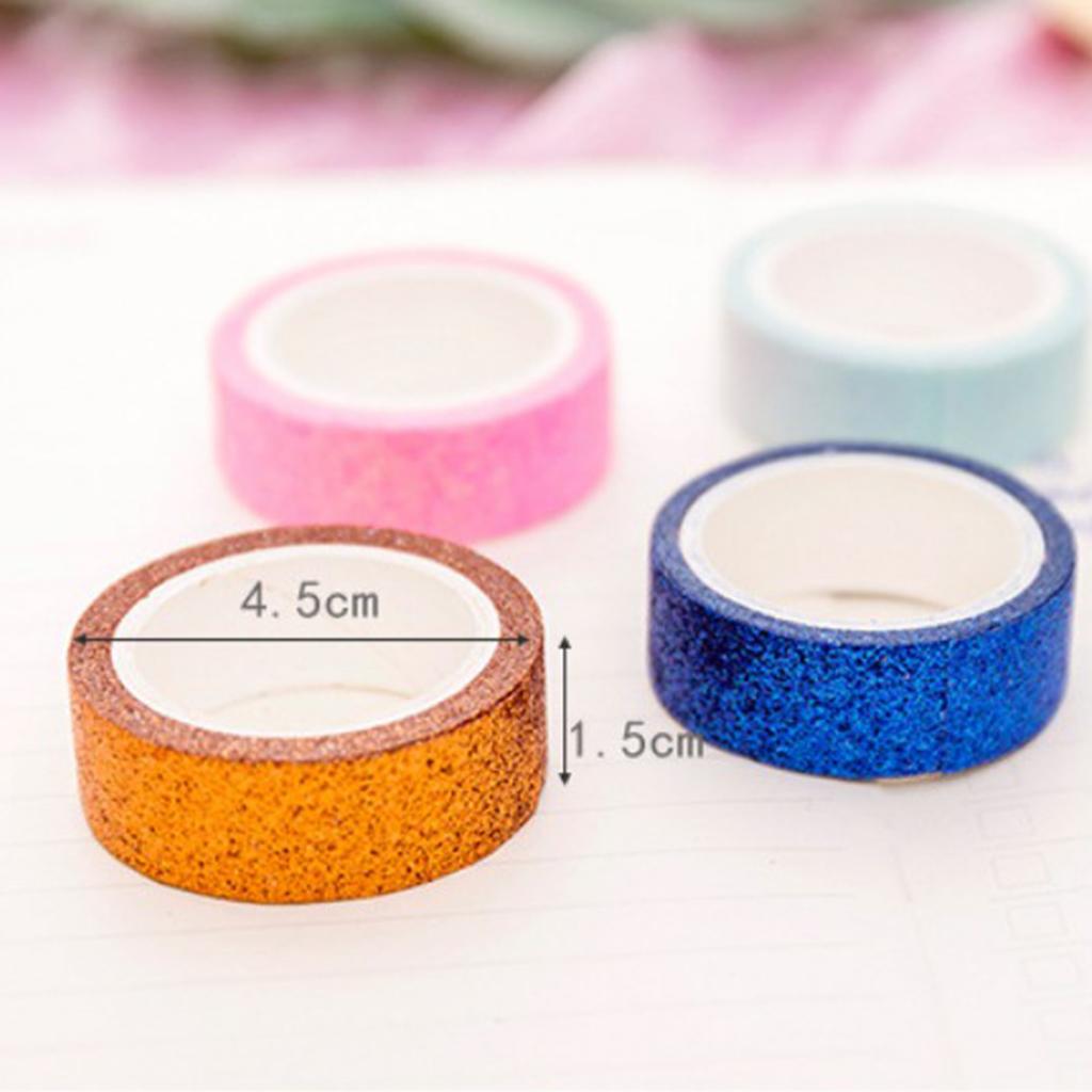 Washi Paper Scrapbooking Ribbon Shine Color Decorative DIY Crafts Box-Packed