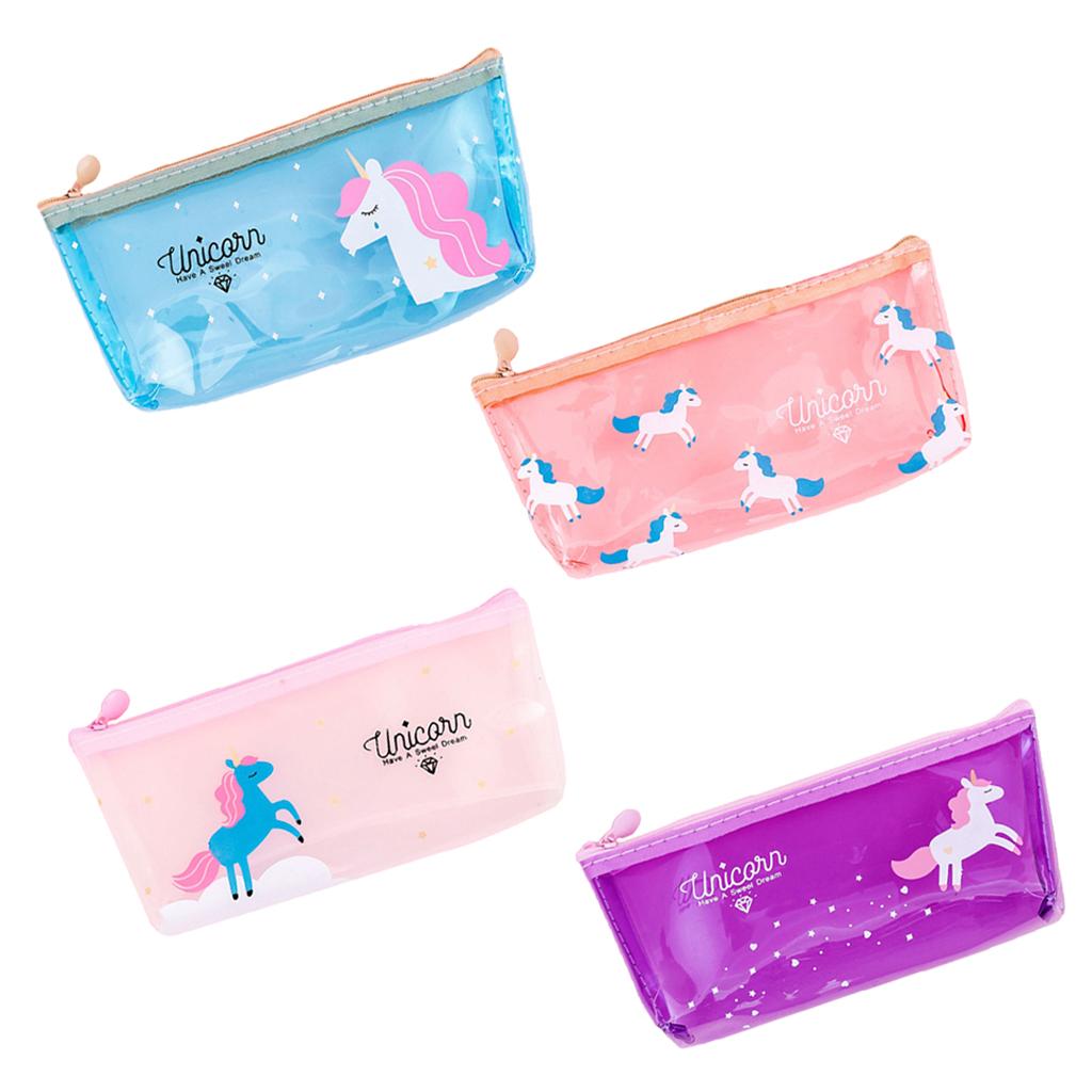 Pencil Case Pencil Bag Pencil box Stationery School Office Supplies White