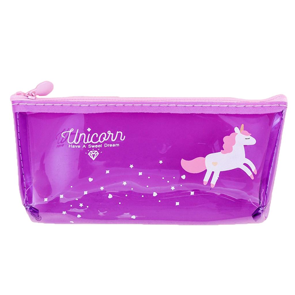 Pencil Case Pencil Bag Pencil box Stationery School Office Supplies Purple