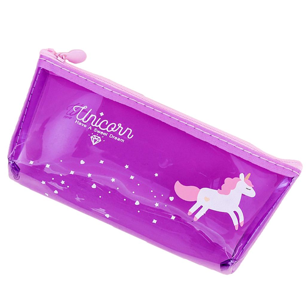 Pencil Case Pencil Bag Pencil box Stationery School Office Supplies Purple