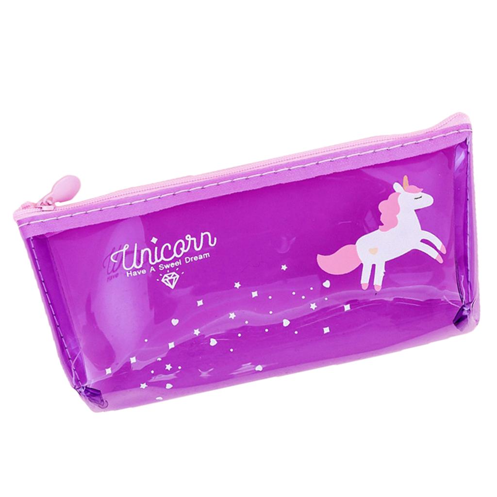 Pencil Case Pencil Bag Pencil box Stationery School Office Supplies Purple
