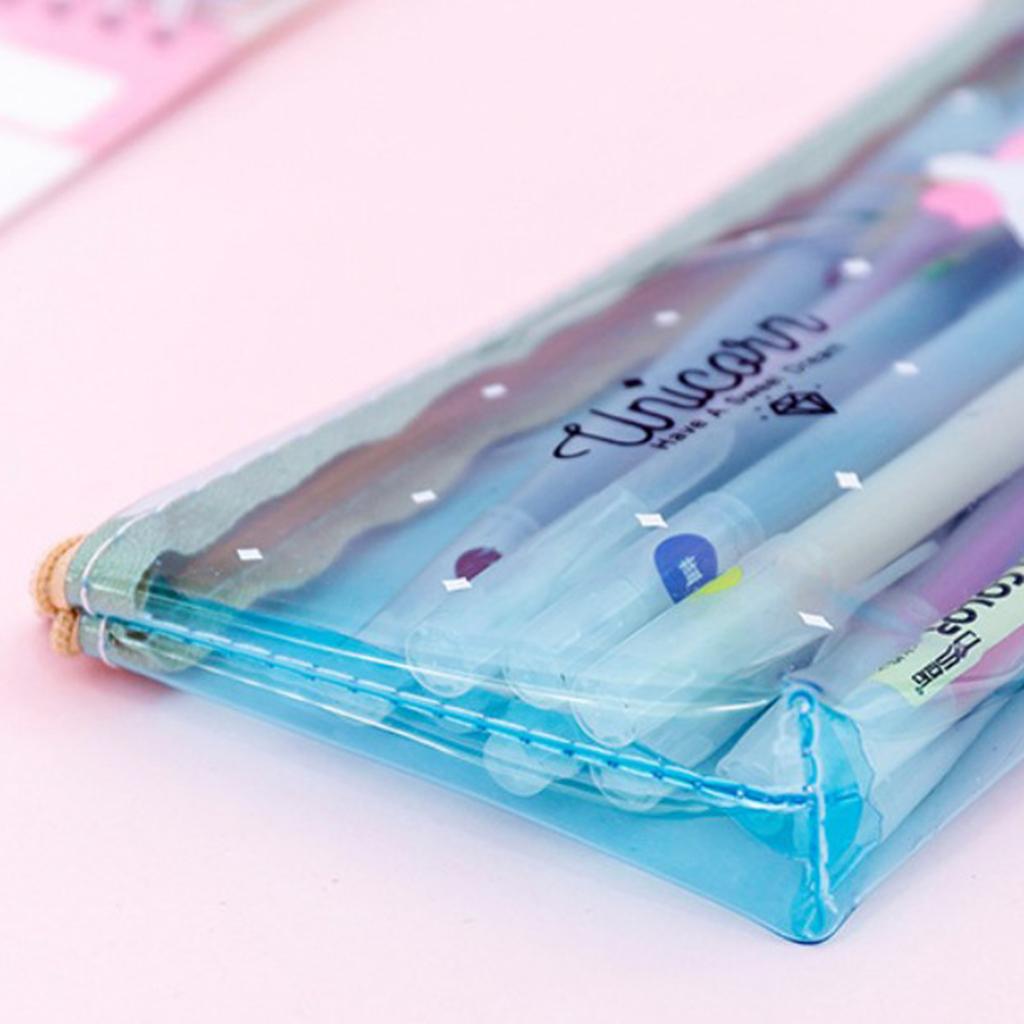 Pencil Case Pencil Bag Pencil box Stationery School Office Supplies Blue