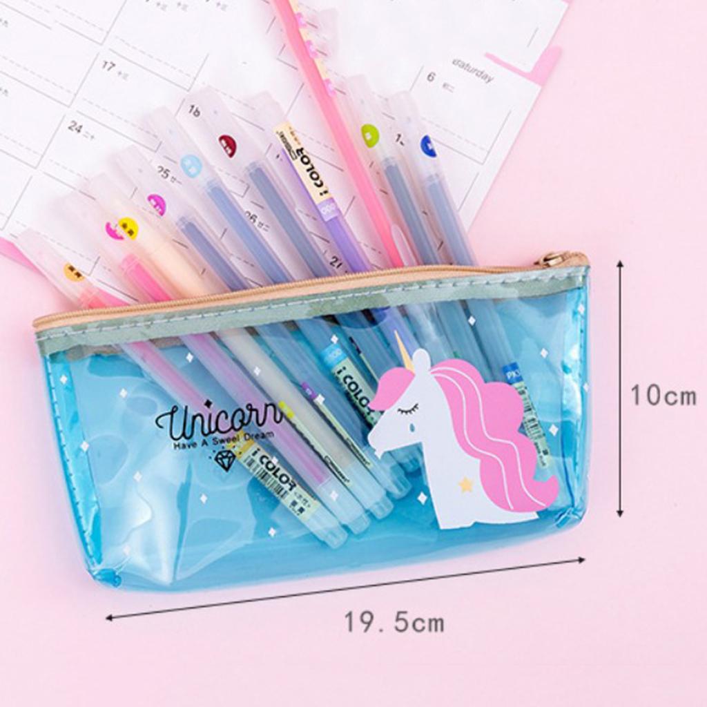 Pencil Case Pencil Bag Pencil box Stationery School Office Supplies Blue