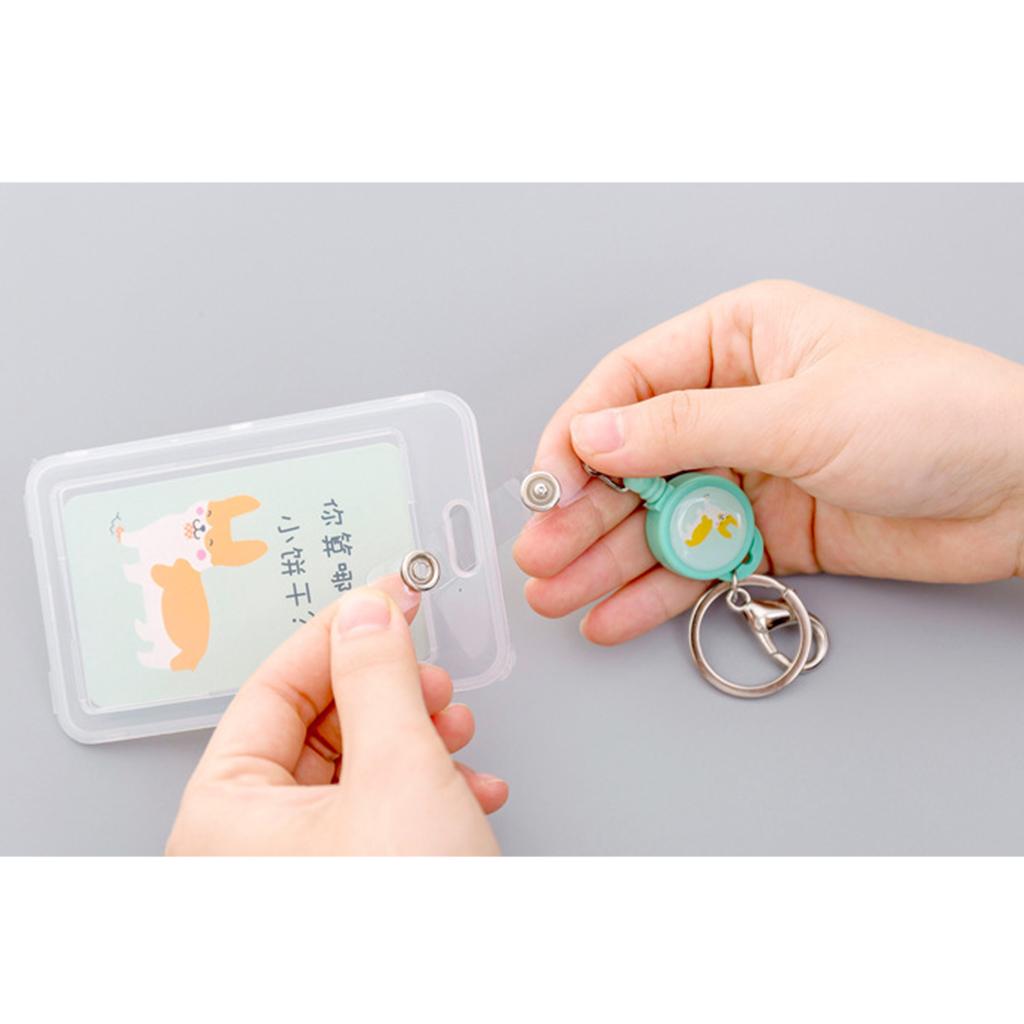 Credit Card Bus Pass ID Badge Holder Green Dog