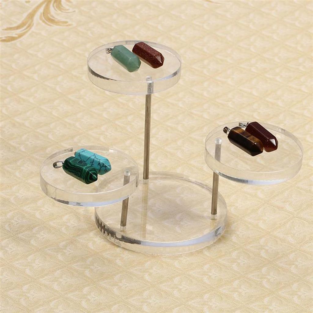 Acrylic Jewelry Display Stand Necklace Bracelet Display Jewelry Box Tray