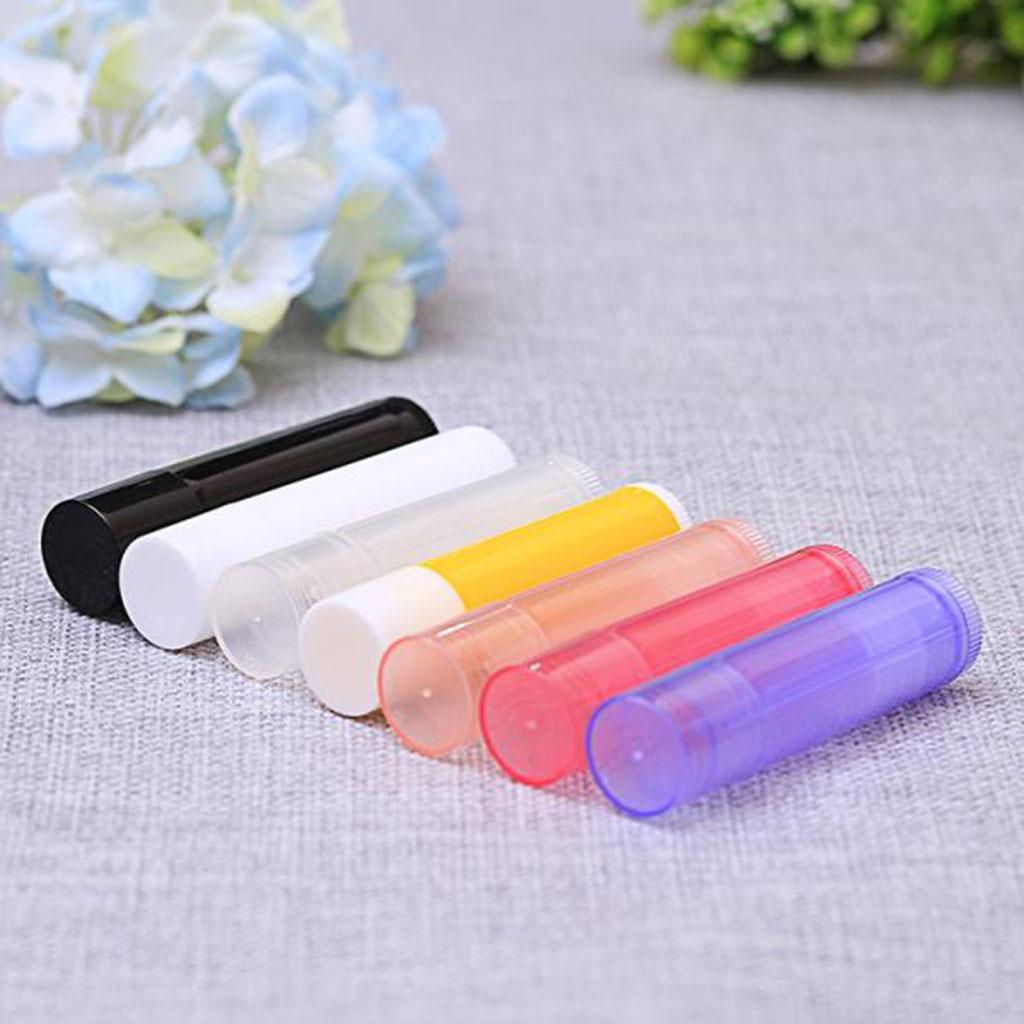 3x10x 5G Empty Lipstick Tubes Refillable Lip Gloss Balm Bottles Vials Purple
