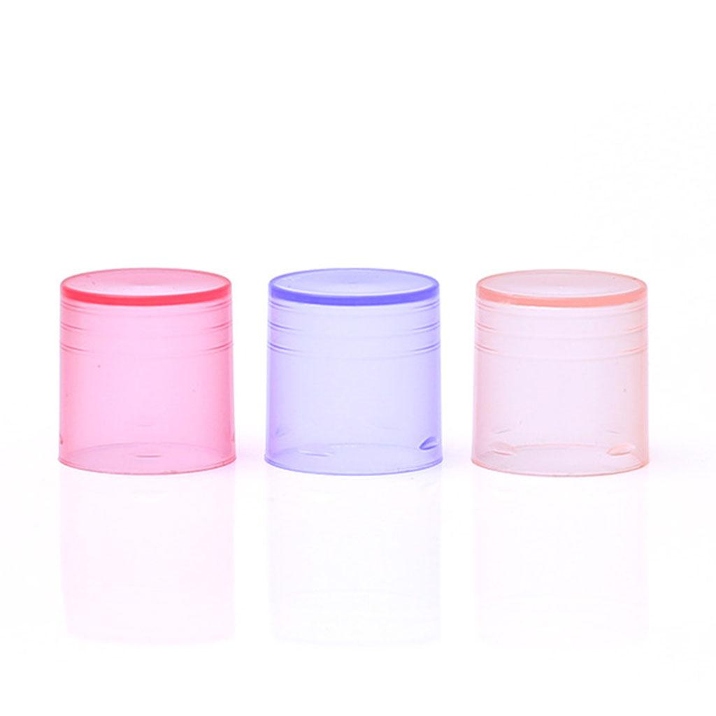 3x10x 5G Empty Lipstick Tubes Refillable Lip Gloss Balm Bottles Vials Purple