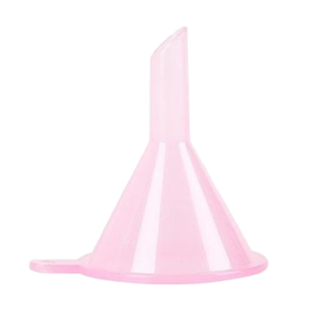 100pcs Mini Funnels for Perfumes,Powder,Essential Oils,Bottles,Vials Pink