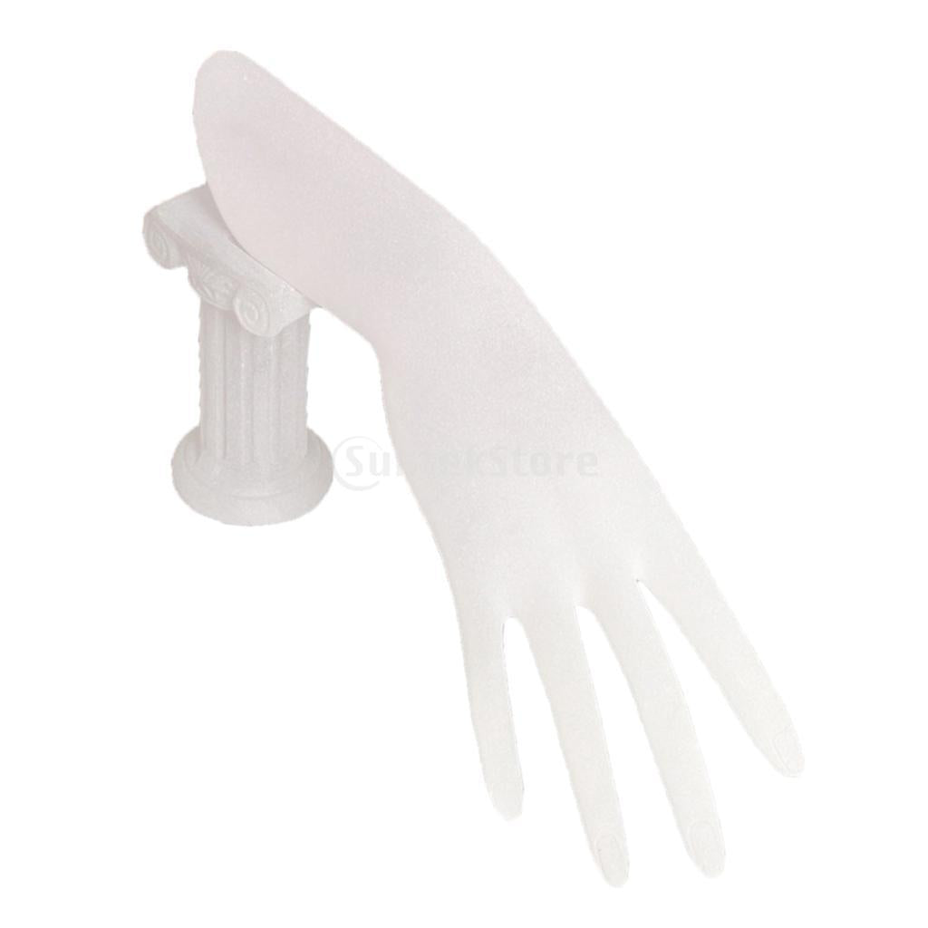 Mannequin Hand Form for Jewelry Bracelet Ring Watch Display White Frosted