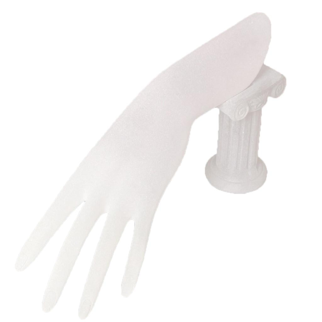 Mannequin Hand Form for Jewelry Bracelet Ring Watch Display White Frosted