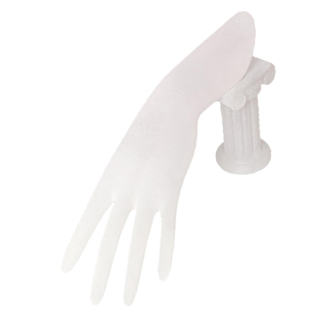 Mannequin Hand Form for Jewelry Bracelet Ring Watch Display White Frosted