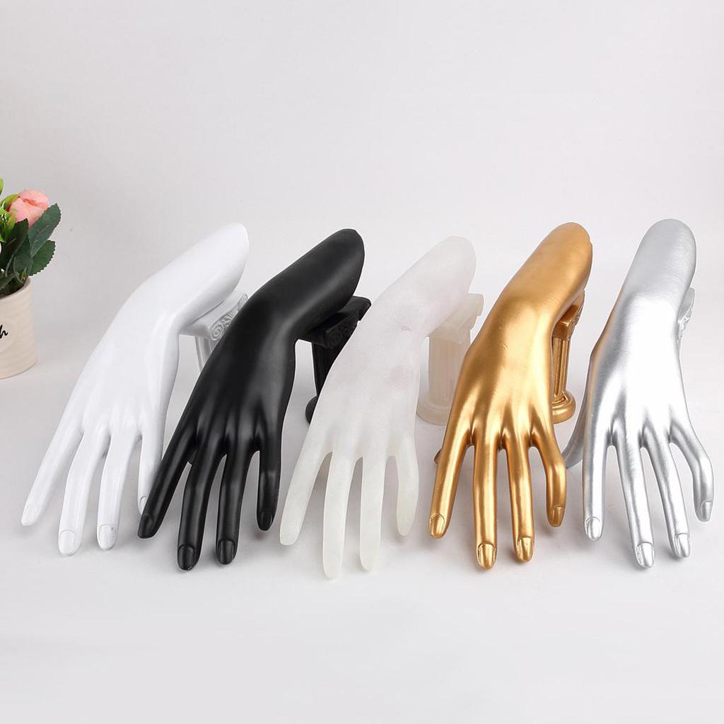 Mannequin Hand Form for Jewelry Bracelet Ring Watch Display White Frosted