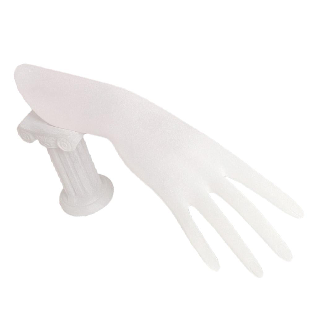 Mannequin Hand Form for Jewelry Bracelet Ring Watch Display White Frosted