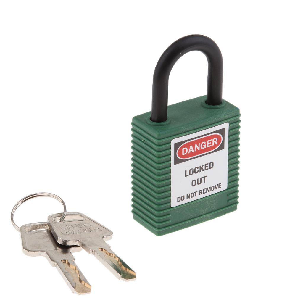 Safety Lockout Padlock Safety Lock Keyed Different Outdoor Security Green