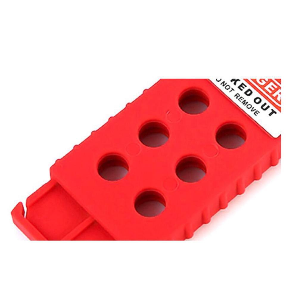 6-Hole Nylon Security Insulation Lockout Hasp