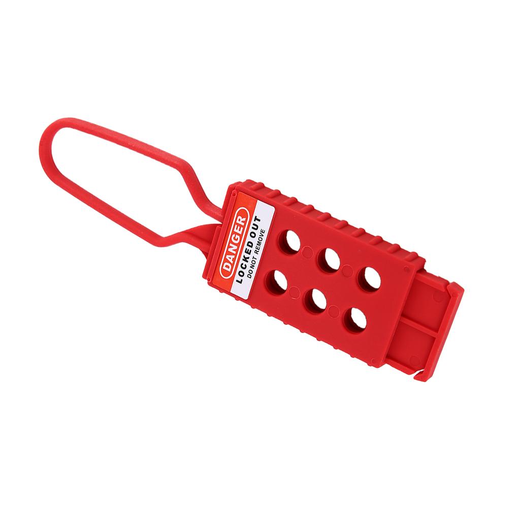 6-Hole Nylon Security Insulation Lockout Hasp