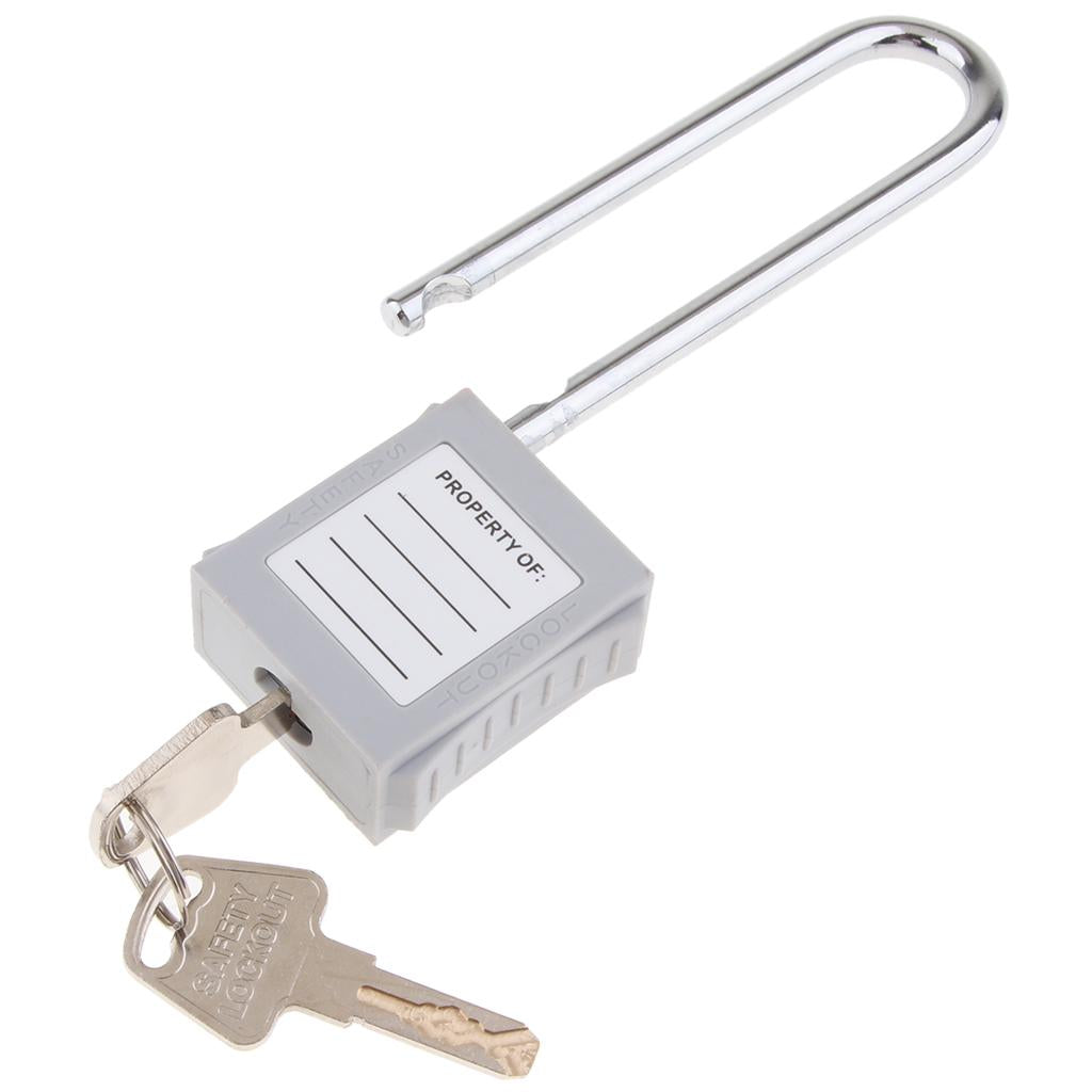 Safety Security Lockout Padlock Keyed Different, PA, High Quality Steel Grey