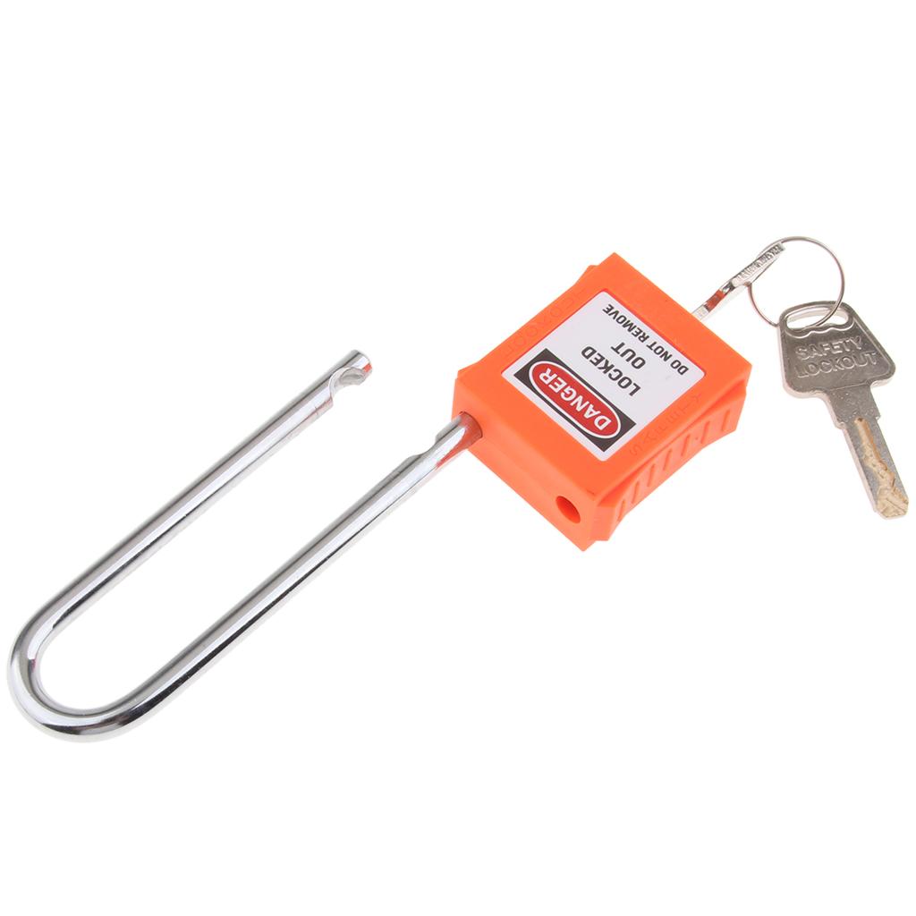 Safety Security Lockout Padlock Keyed Different, PA, High Quality Steel Orange