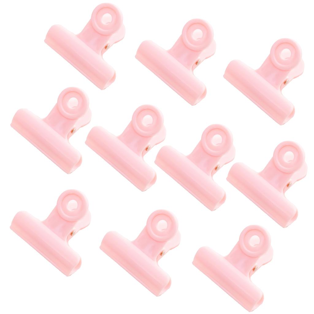 4xMetal Clips Pink