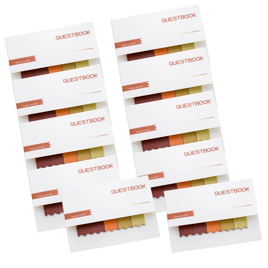 Sticky notes used simple Office Stationery  D