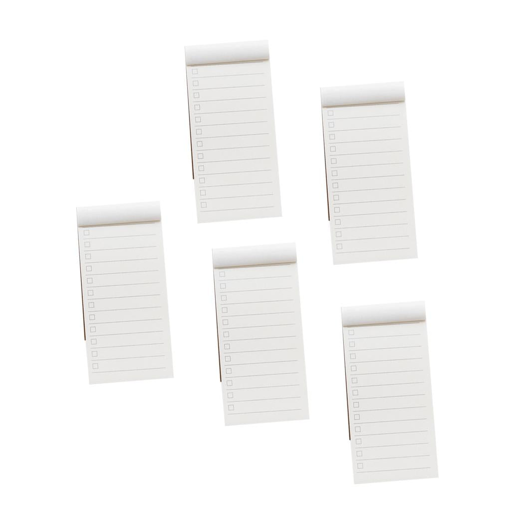 5Pcs Sticky Note Pads Memo Pad Bookmark Paper Stickers Notepad Stationery TODO Books