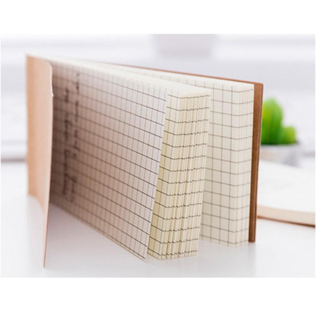 5Pcs Sticky Note Pads Memo Pad Bookmark Paper Stickers Notepad Stationery Grid Books