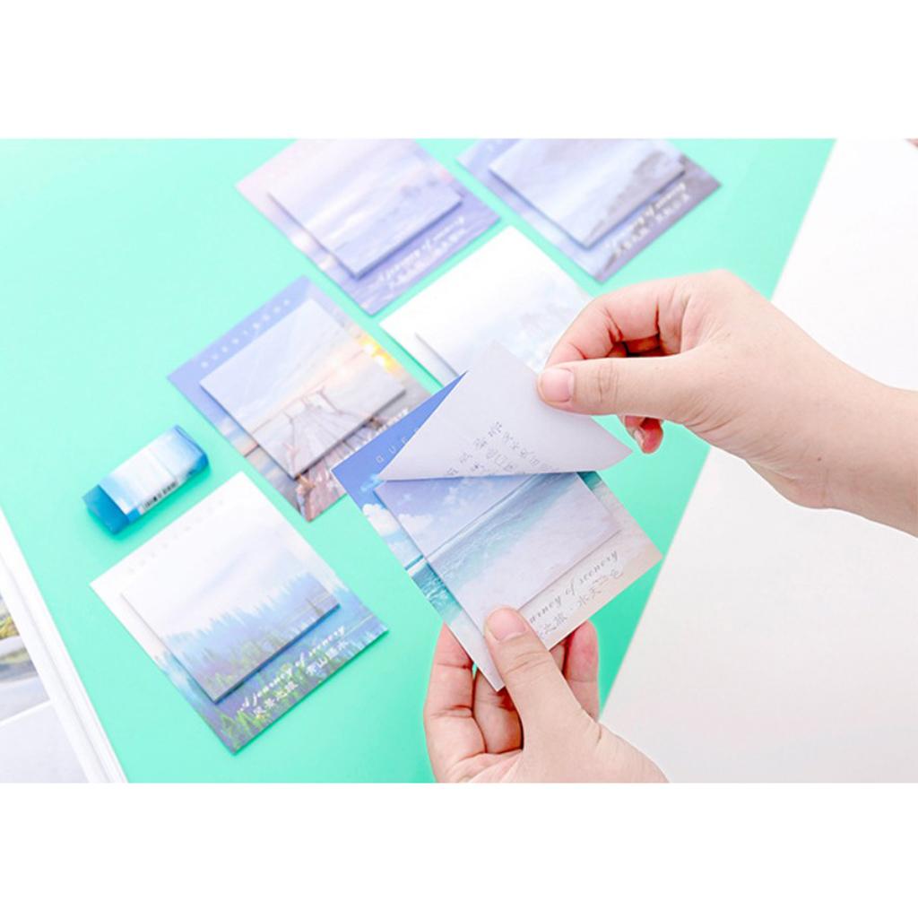 Sticky Notes 5 Pads, Sticky Marker Office Supplies D