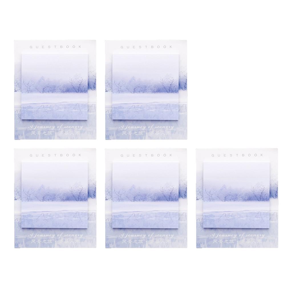 Sticky Notes 5 Pads, Sticky Marker Office Supplies G