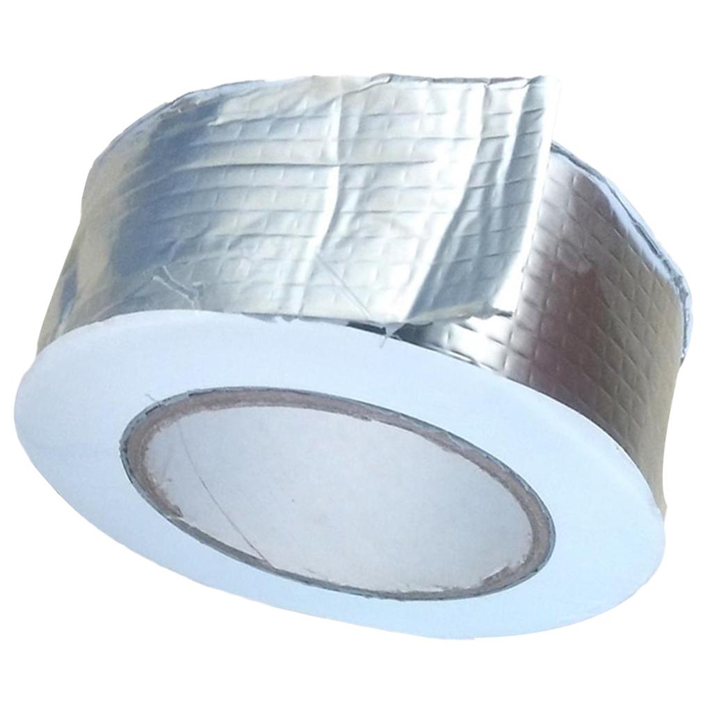 Aluminium Foil Butyl Tape Adhesive Waterproof Repairs Duct Tape Heat Shield 50x1.5mm