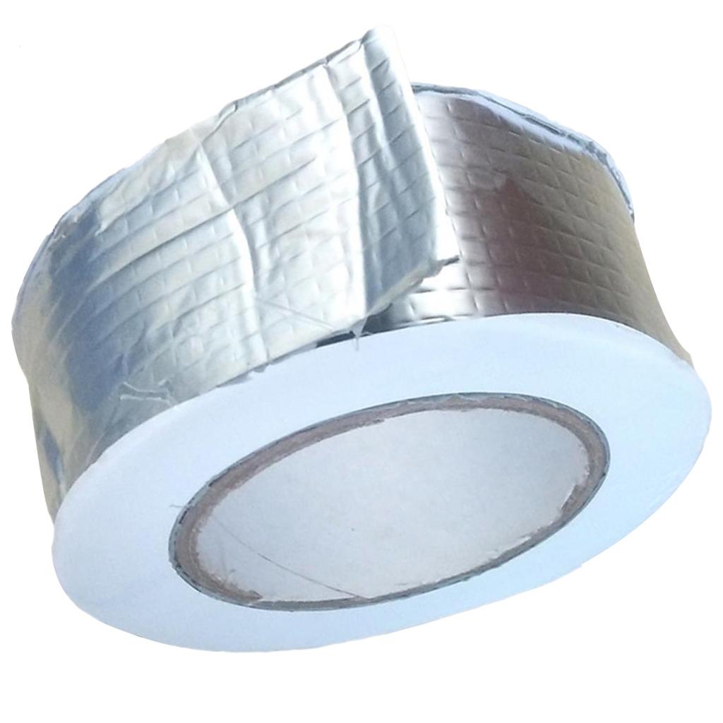 Aluminium Foil Butyl Tape Adhesive Waterproof Repairs Duct Tape Heat Shield 50x1.5mm