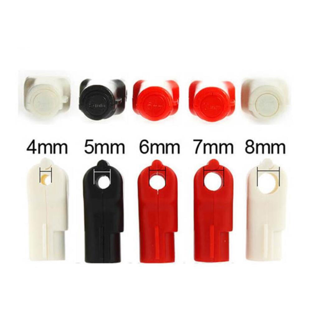 100x Shop Anti-Lost Hanging Display Hook Stop Lock for Store Anti-Theft Red 4mm