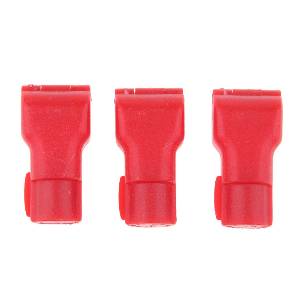 100x Shop Anti-Lost Hanging Display Hook Stop Lock for Store Anti-Theft Red 4mm