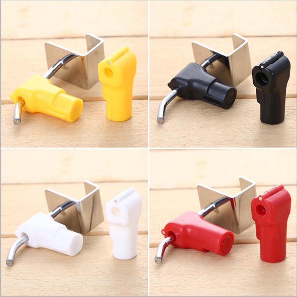 100x Shop Anti-Lost Hanging Display Hook Stop Lock for Store Anti-Theft Red 4mm