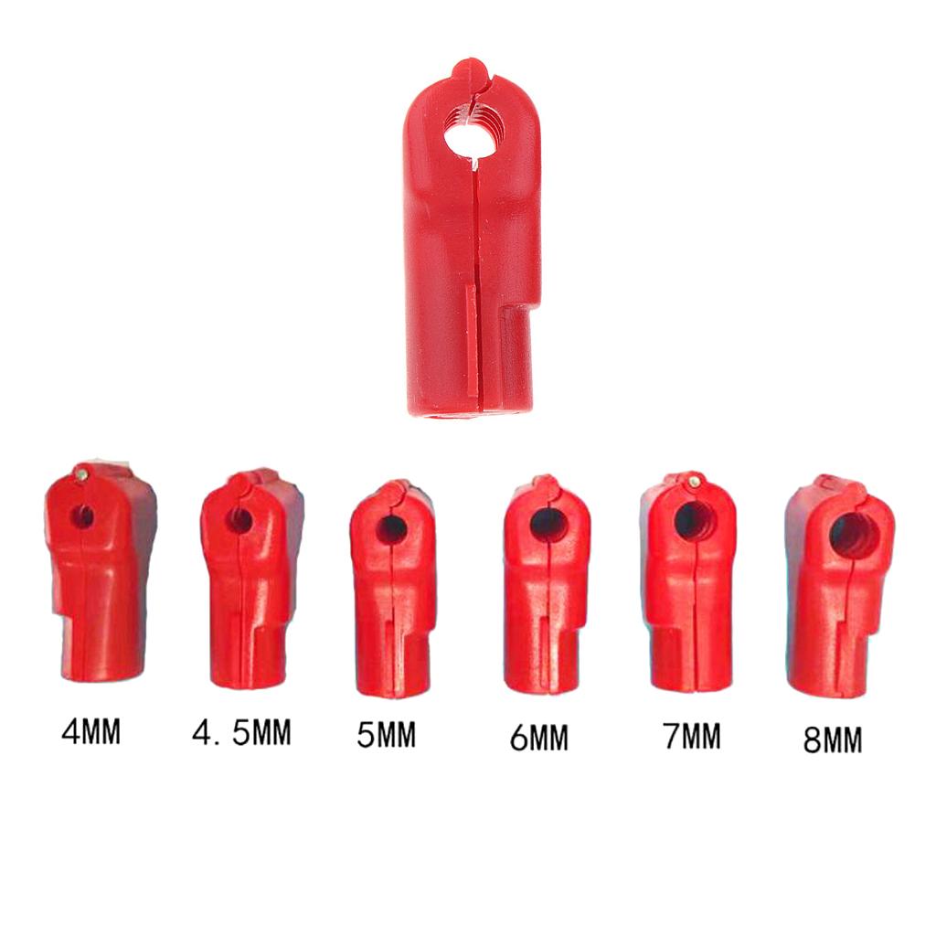 100x Shop Anti-Lost Hanging Display Hook Stop Lock for Store Anti-Theft Red 4mm