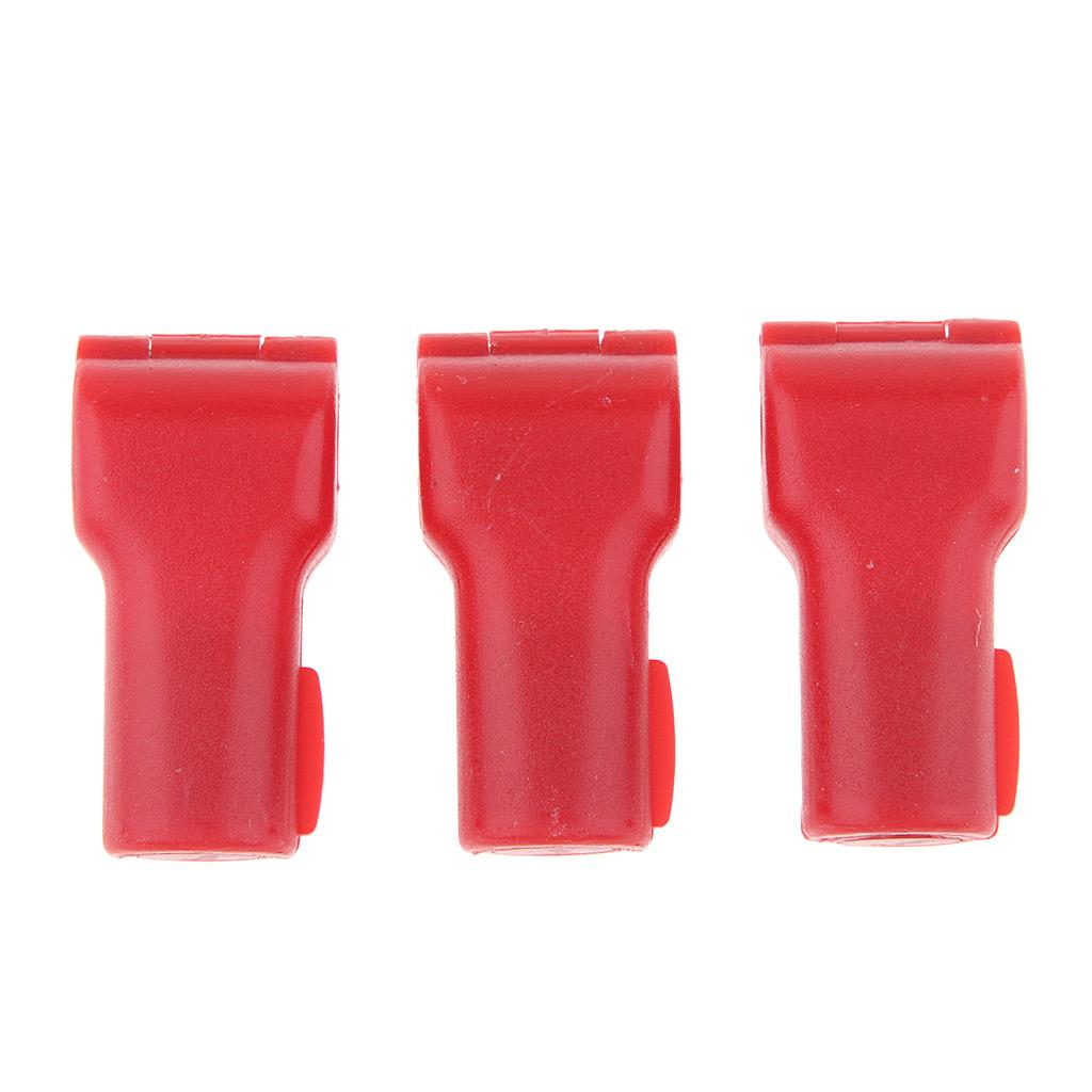 100x Shop Anti-Lost Hanging Display Hook Stop Lock for Store Anti-Theft Red 6mm