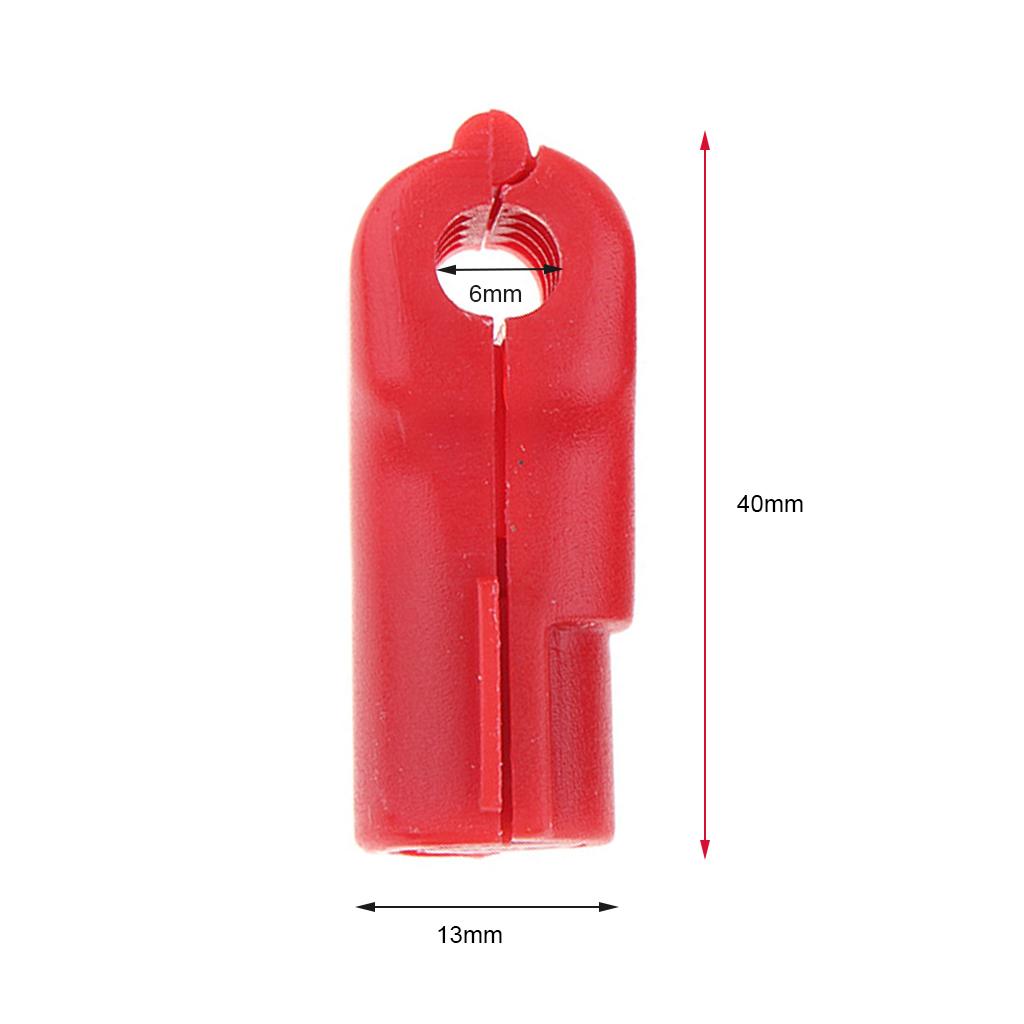 100x Shop Anti-Lost Hanging Display Hook Stop Lock for Store Anti-Theft Red 6mm