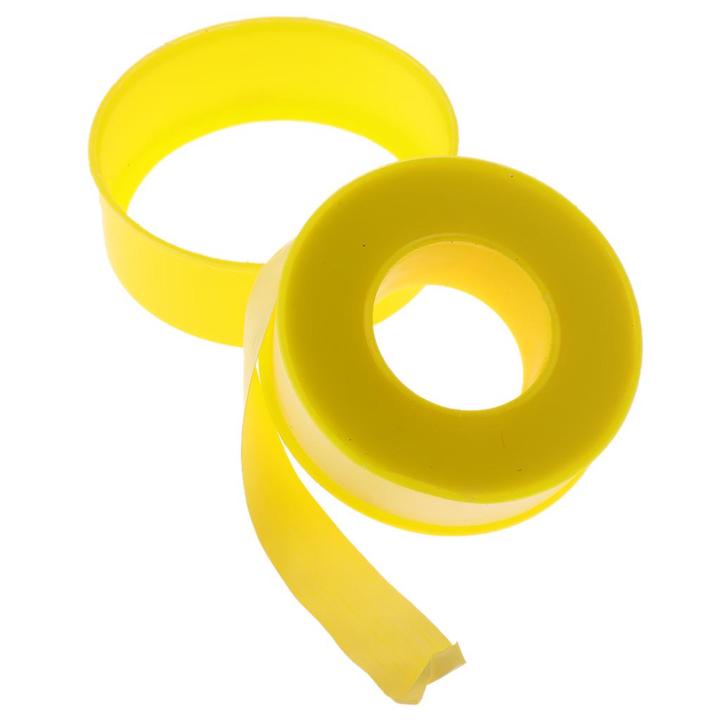 5XPTFE Gas Line Pipe Thread Tape Yellow Length 12m,Wide 1.2mm