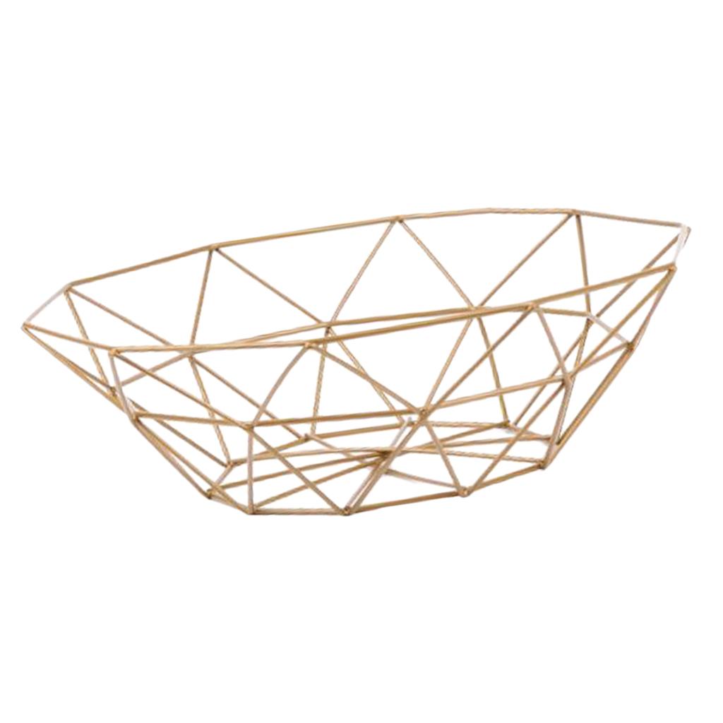 Metal Wire Fruit Snacks Basket Stand for Kitchen S