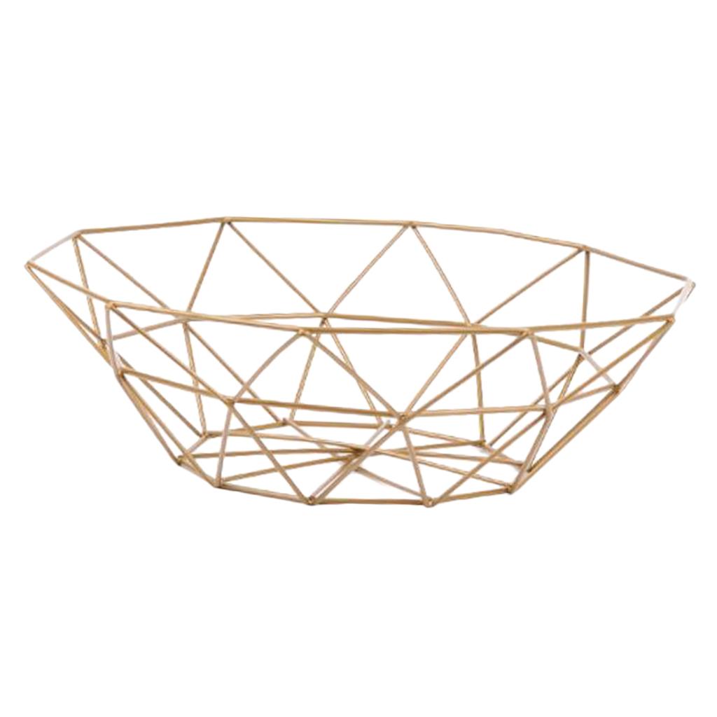 Metal Wire Fruit Snacks Basket Stand for Kitchen S