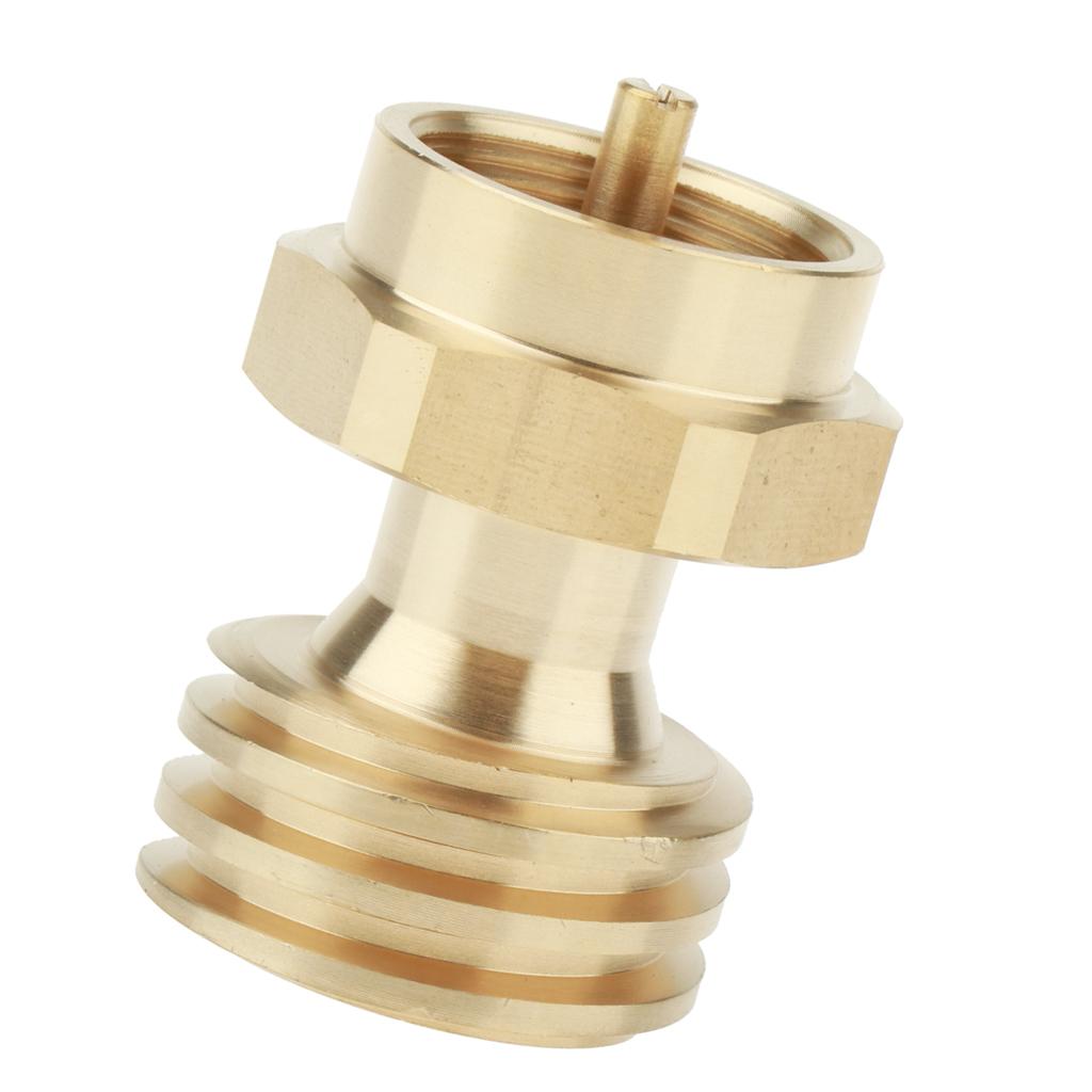 Universal Brass LP Gas Bottle Propane Tank Adapter Converters